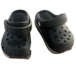 Crocs Unisex Baby Retro Hard Sole Perforated Straps Slip On Clogs Shoes 4-5